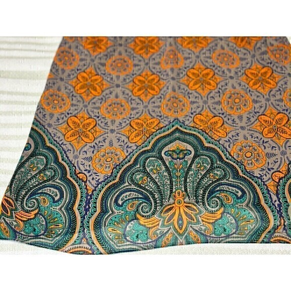 Cabi Tan Brown Orange Green Mandala Tank Top Flowy Size Small adjustable straps - Picture 2 of 12